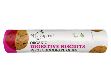 Mr Organic Chocolate Chip Digestive 250g For Cheap