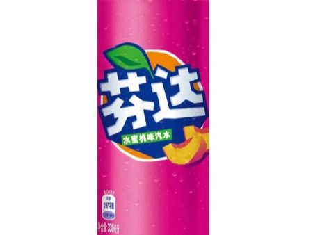 Fanta Peach Modern Can 330ml For Cheap