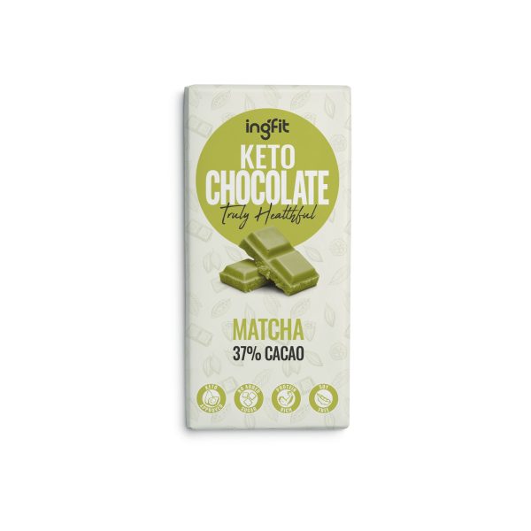 Ingfit Premium Sugar Free Matcha Chocolate 100g Online Sale