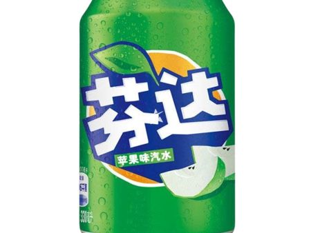 Fanta Apple Flavor (Short Can) 330ml Online Sale