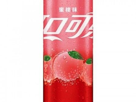 Coca-Cola Peach Flavor Can 330ml For Cheap