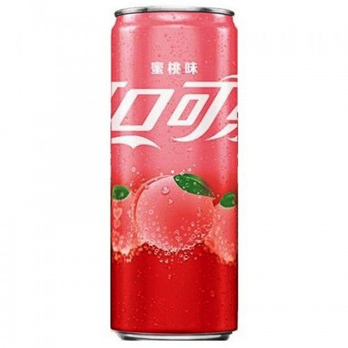 Coca-Cola Peach Flavor Can 330ml For Cheap