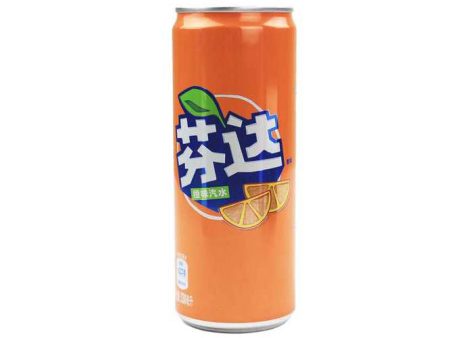 Fanta Orange Modern Can 330ml on Sale