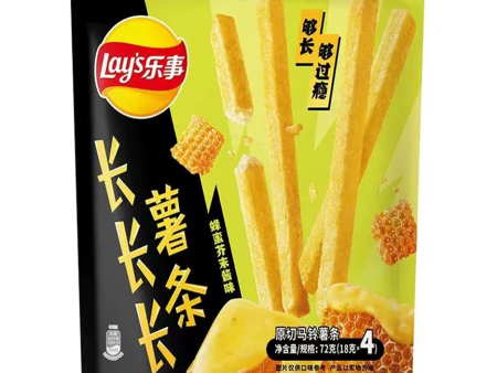 Lay s Long Potato Chips Honey Mustard Flavor 18g For Sale