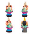 Ashta Lakshmi Clay Golu Bommai Set - 7 x 5 Inches | Giri Golu Doll  Navaratri Golu Bomma Gombe Bommai Cheap