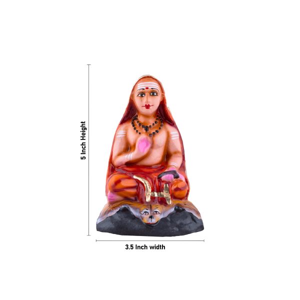 Adi Shankaracharya Clay Golu Bommai - 5 x 3.5 Inches | Giri Golu Doll  Navaratri Golu Bomma Gombe Bommai Online now