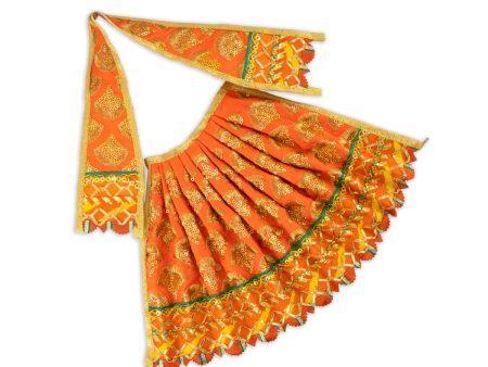 Amman Pavadai - 7 x 12 Inches | Mata Dress  Devi Dress for Deity  Assorted Colour Online