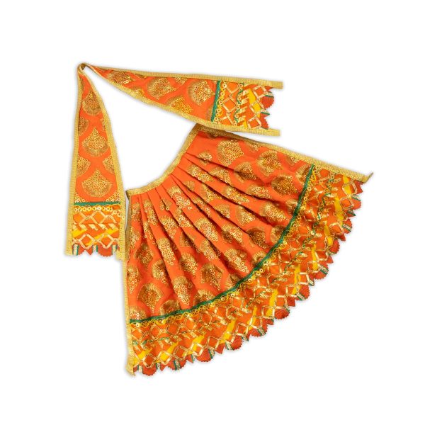 Amman Pavadai - 7 x 12 Inches | Mata Dress  Devi Dress for Deity  Assorted Colour Online