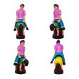 Pacha Kuthirai Clay Golu Bommai Set - 9 x 3.5 Inches | Giri Golu Doll  Navaratri Golu Bomma Gombe Bommai For Discount