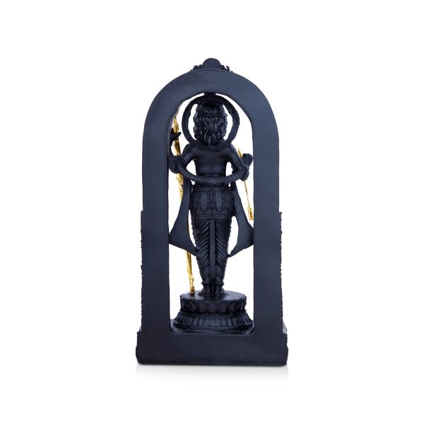 Ayodhya Rama Idol - 6 x 3 Inches | Poly Resin Statue  Black Ayodhya Ramar Statue for Pooja Cheap