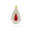 Stone Pendant - 1 Inch | Tilak Design Stone Locket  Stone Dollar for Deity Cheap