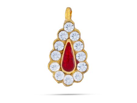 Stone Pendant - 1 Inch | Tilak Design Stone Locket  Stone Dollar for Deity Cheap