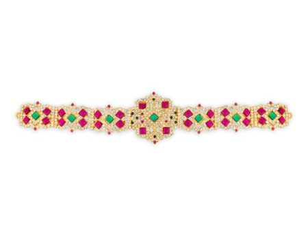 Stone Hip Belt - 11 Inch | Ottiyanam  Waist Belt  Stone Belt for Deity For Discount