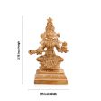 Annapoorani Statue - 2.75 x 1.75 Inches |Panchaloha Idol  Annapoorani Idol for Pooja  135 Gms Approx on Sale