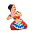 Bharathanatyam Clay Golu Bommai - 7 x 5 Inches | Giri Golu Doll  Navaratri Golu Bomma Gombe Bommai Fashion