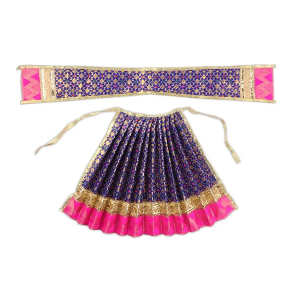 Amman Pavadai - 12 X 18 Inches | Mata Dress  Devi Vastra  Mata Poshak for Deity  Assorted Colours Online