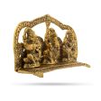 Laksmi Ganesh Saraswati Idol with Arch - 5 x 9.5 Inches | Laksmi Ganesh Saraswati Statue for Home Decor Online now