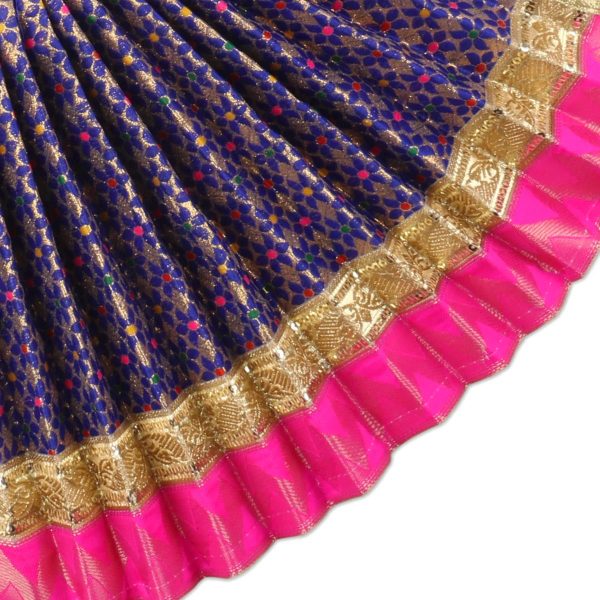 Amman Pavadai - 12 X 18 Inches | Mata Dress  Devi Vastra  Mata Poshak for Deity  Assorted Colours Online