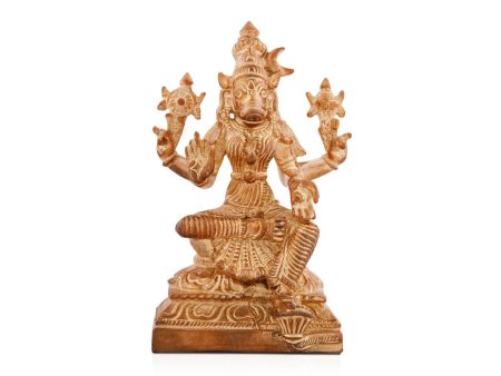 Varahi Amman Statue - 5 x 3 Inches | Panchaloha Idol  Varahi Amman Idol for Pooja  690 Gms Discount