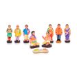 Kadhani Vizha Clay Golu Bommai Set - 7 x 3 Inches | Giri Golu Doll  Navaratri Golu Bomma Gombe Bommai Hot on Sale