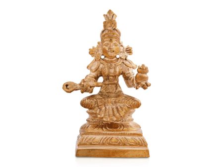 Annapoorani Statue - 2.75 x 1.75 Inches |Panchaloha Idol  Annapoorani Idol for Pooja  135 Gms Approx on Sale