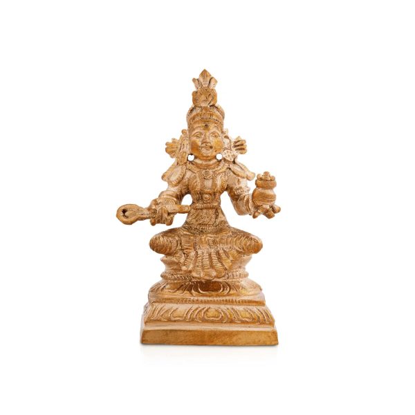 Annapoorani Statue - 2.75 x 1.75 Inches |Panchaloha Idol  Annapoorani Idol for Pooja  135 Gms Approx on Sale