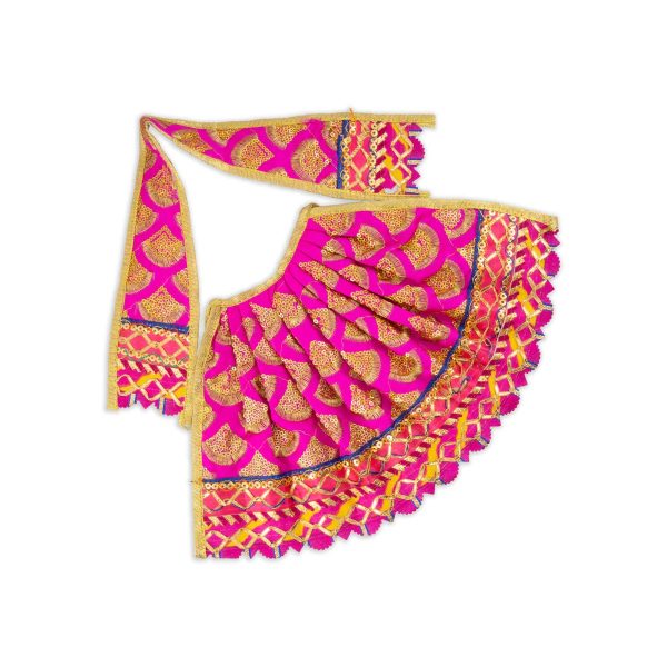 Amman Pavadai - 8 x 15 Inches | Mata Dress  Devi Vastra  Mata Poshak for Deity  Assorted Colours Sale