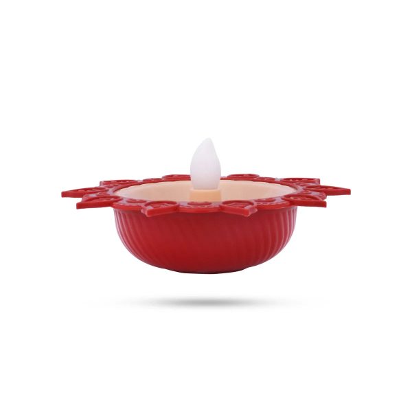 Lotus Water Sensor Diya - 1 x 3.5 Inches | Lotus Water Sensor Led Diya  Water Led Diya for Home Decor Hot on Sale