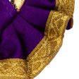 Amman Pavadai - 1 x 2 Inches | Gold Print Border Mata Dress for Deity  Assorted Colour Hot on Sale