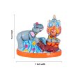 Gajendra Moksham Clay Golu Bommai Set - 7 x 9 Inches | Giri Golu Doll  Navaratri Golu Bomma Gombe Bommai For Cheap