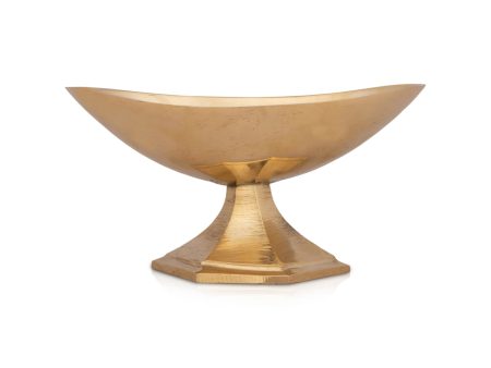 Brass Bowl - 2 x 3.5 Inches | Brass Cup  Boat Shape Pooja Bowl for Home  120 Gms Approx Hot on Sale