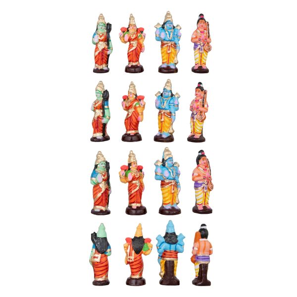 Pradosha Sivan Clay Golu Bommai Set - 9 x 7 Inches | Giri Golu Doll  Navaratri Golu Bomma Gombe Bommai on Sale