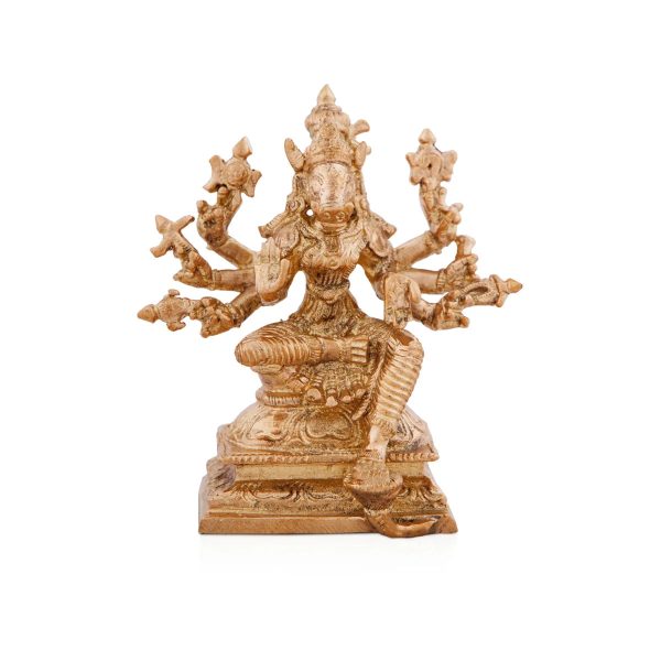 Varahi Amman Statue - 3.5 x 3 Inches | Panchaloha Idol  Varahi Amman Idol
  with 8 Hands for Pooja For Sale