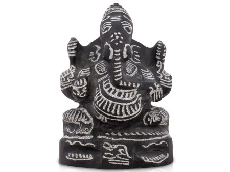 Ganesh Murti - 4 x 2.75 Inches | Black Stone Vinayagar Idol  Ganpati Murti for Pooja Hot on Sale