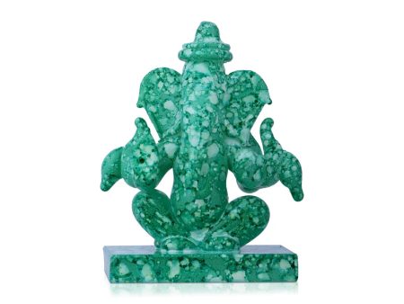 Marble Ganesh Murti - 3 x 2.5 Inches | Vinayagar Two Side View Idol  Ganapati Statue for Pooja For Cheap