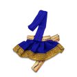 Amman Pavadai - 1 x 2 Inches | Gold Print Border Mata Dress for Deity  Assorted Colour Hot on Sale