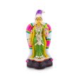 Andal Standing Clay Golu Bommai - 17 x 8 Inches | Giri Golu Doll  Navaratri Golu Bomma Gombe Bommai Fashion