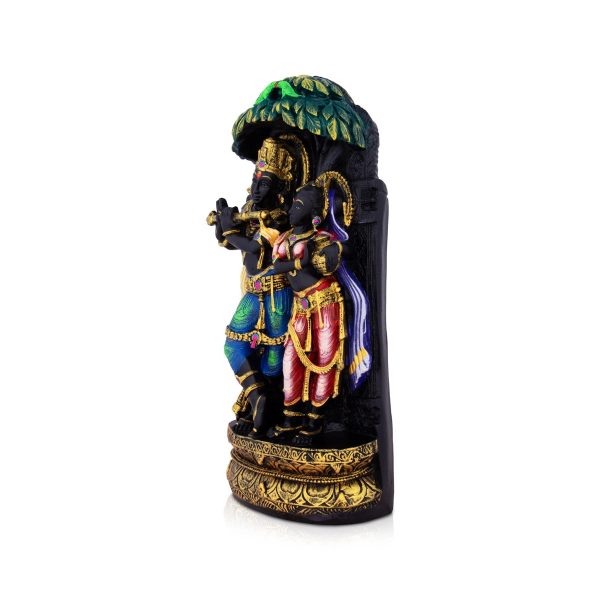 Radha Krishna Murti - 15 x 7 Inches | Radha Krishna Idol for Pooja Sale