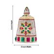 Half Crown - 5 Inch | Stone Mukut  Kireetam  Multicolour Stone Kiritam for Deity Online Hot Sale