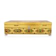 Pooja Box - 7 x 10 Inches | Meenakari Design Storage Box  Gold Polish Jewellery Box for Home Online Hot Sale