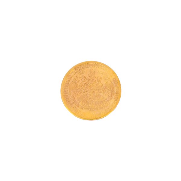 Lakshmi Coins - 1.25 Inches | Copper Coins  Gold Polish Laxmi Coin Set for Worship For Cheap