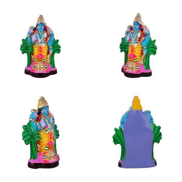 Sathyanarayana Pooja Clay Golu Bommai Set - 7 x 5 Inches | Giri Golu Doll  Navaratri Golu Bomma Gombe Bommai Discount