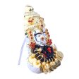 Ammavari Face - 4 Inch | Lakshmi Face in Silver  Amman Face  Goddess Face for Deity on Sale