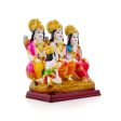 Shri Ram Darbar Murti - 5.5 x 4.5 Inches | Marble Dust Shri Ram Darbar Statue for Pooja Hot on Sale