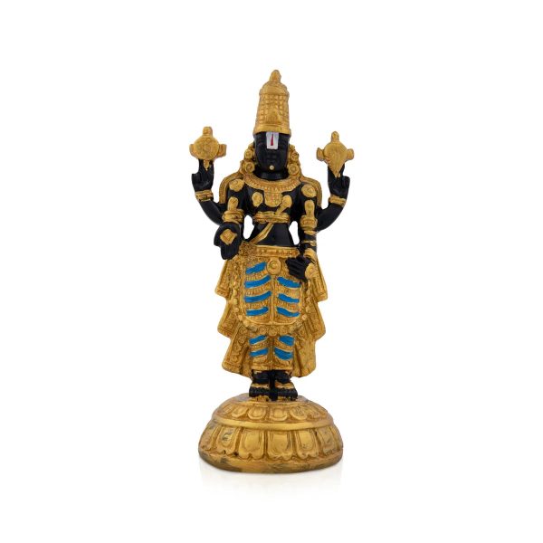 Balaji Murti - 8 x 3.5 Inches | Resin Balaji Statue  Tirupati Balaji Idol for Pooja Supply