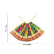 Amman Pavadai - 9 x 4 Inches | Lehenga Patka  Satin with Jari Border Mata Dress for Deity  Assorted Colour Hot on Sale