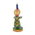 Peacock On Tree Statue - 6 x 2.5 Inches | Wooden Peacock Idol  Painted Peacock Figurine for Home Online now