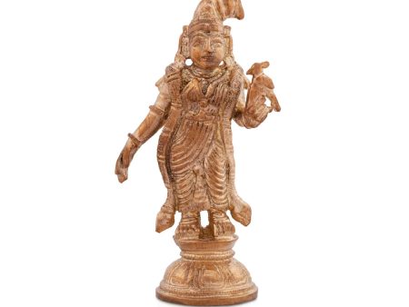 Andal Idol - 2.5 x 1.5 Inches | Panchaloha Idol  Andal Vigraham for Pooja Hot on Sale