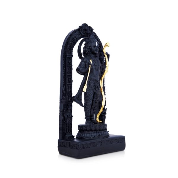 Ayodhya Rama Idol - 6 x 3 Inches | Poly Resin Statue  Black Ayodhya Ramar Statue for Pooja Cheap