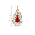 Stone Pendant - 1 Inch | Tilak Design Stone Locket  Stone Dollar for Deity Cheap